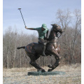 Estatua de Bronce Polo Player HVLA-163R